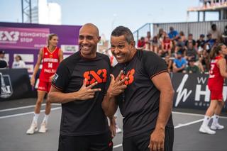 Prof. Angel Rano Martínez (derecha) / Foto por: FIBA 3X3